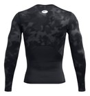 Under Armour Men s Ua Heatgear Printed Long Sleeve Compression Shirt  black 