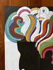 Original 1967 Bob Dylan Poster 22 x33    Milton Glaser Psychedelic Mid Century Art