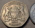 Botswana 1 Pula 1997 Zebra