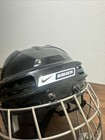 Nike Bauer Black Hockey Helmet Medium 7 - 7 1 2 Nbh4500 M W  Fm4500 Facemask By