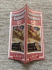 Pennsylvania Railroad Time Table July 1944 Brochure Map Vintage 1940s Prr