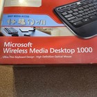 Microsoft Wireless Media Desktop 1000 Keyboard Mouse Set Zha-0001 Black