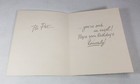 Pastel Pets White Cat Large Greeting Card   Envelope  1970  Unused