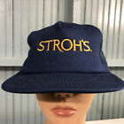 Stroh s Beer Vintage Made Usa Mesh Snapback Baseball Cap Hat