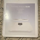 Caring Mill By Aura Digital Body Fat Scale Bluetooth White Full-body Analysis