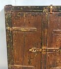 Antique Wooden Wall D  cor Window Panel With Frame Original Old Hand Crafted