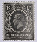 Travelstamps  East Africa And Uganda Stamps Scott  44 1c Mint Original Gum Nh