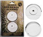 2 Wireless Window Door Guard Glass Break Vibration Home Burglar Security Alarm