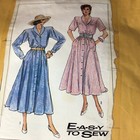 Sewing Pattern Misses Size Dresses  Multi Size 6-12  10-16  14-20  Adjust Petite