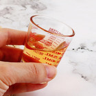 Set Of 2 Shot Glasses - Heavy Glass  Perfect For Measuring Espresso  Wine  And M