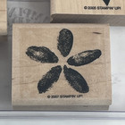 Stampin Up Floral Rubber Stamp Set Wood Mount Flower Leaf Craft Stamps Lot