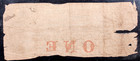 Railroad Bank Adrian Mi  1 Obsolete Note Ship Train Anchor Civil War Era    