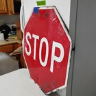 Stop Sign 30  Authentic Retired Street Traffic Road Sign Lot 12-467