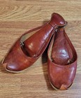 Rare   Antique Traditional Leather Woman s Slippers 