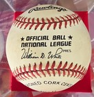 Baseball Juan Marichal Signed Rawlings Bill White Baseball W coa And With Cube