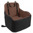 Dog Booster Seat For Small Dogs  Memory Foam Pet Car Seat Up To 35 Lbs  Washable