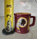 Vintage Washington Redskins Nfl Ceramic Coffee Mug Burgundy Gold Stein Style Cup