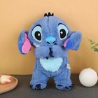 Stitch Breathing Musical Plush Doll Sleep Aid Anxiety Relief Toy 30cm
