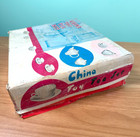 Vintage C  1970s Children s China Toy Tea Set Made In Japan With Box - 21 Pieces