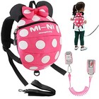 4 In 1 Toddler Harness Leash   Baby Anti Lost Wrist Link  Cute Child Rose Red