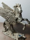 Vintage Daltec 1988 Pewter Pegasus Figurine Fantasy Mythical Winged Horse
