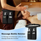 Massage Bottle Bag  Professional Massage Therapist Holster For 2 Bottles  Lotion