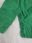 Vintage Oshkosh Baby Bgosh Size 3-6 Month Overalls Sold Green Cotton Made Usa
