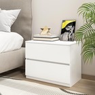 Furtble 2 Drawer Dresser  Small 13 4 d X 23 6 w X 18 h  2 Drawers   White
