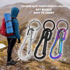 Stainless Steel  Carabiner Key Chain Clip Hook Buckle Keychain Outdoor Hiking Us