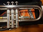 Bach Stradivarius 180s37 Silver Trumpet--chem Cleaned  Serviced  Double Case 