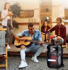Max Power Karaoke Bluetooth Speaker Portable Wireless Trolley Speaker 12  Woofer