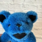 Grateful Dead Dancing Bear Plush Jointed Blue 9  Liquid Blue Steven Smith Vtg