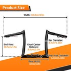12  Pre-wred Meathook Ape Hanger Bar Handlebar For Harley Road Glide Fltrk 2020 