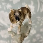 Miniature Vintage Ceramic Collie Dog Figurine 2x2 Collectable