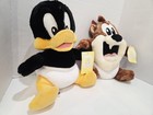 Looney Tunes Warner Bros  13  Baby Daffy   Baby Taz 2000 Soft Plush Toy Nwt
