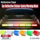 Reflective Safety Sticker Reflector Tape Car Night Traffic Safety Warning Usa