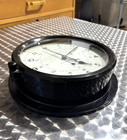 Vintage Chelsea U s  Government Marine Ship Deck Clock 24 Hour W  Key 836304