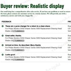 Philips Norelco Sh50 Shaver Series 3000 5000 Replacement Shaving Head Blades