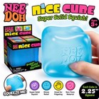 Nee Doh Nice Cube Super Solid Squish  - Blue Purple Pink - Brand New