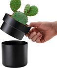 Flower Pot Diversion Safe With Key Lock  Secret Hidden Safe Lock Box  Perfect 