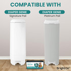 Diaper Pail Refills With 90 Bags Compatible With Genie Easy Roll Signature Diape