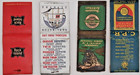 4 Vintage Railroad Matchbooks Unstruck Rock Island Burlington Illinois Central C