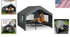 Modern Pet Outdoor Shelter - Extra Large Dog House With Elevated Design