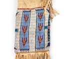 Handmade Sioux Style Native American Plains Indian Beaded Tobacco Hide Pipe Bag