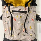 Lillebaby Complete All Seasons Baby Carrier Grey Yellow Feather Print