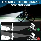 Powerful 4500lm Led Bike Light Bar 10000mah Rechargeable Bicycle Front Headlight