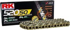 Durable Gold 112 Link O-ring Chain  6900 Lbs Tensile  Smooth Power Delivery