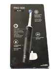 Oral-b Pro 500 Black Rechargeable Toothbrush 2 Modes 30 Second Quadrant Timer