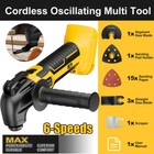 Cordless Brushless Oscillating Multi Tool Saw For Dewalt 20v Battery W  6 Speeds