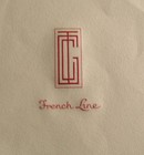 Cgt French Line Steamship Ocean Liner Letter Writing Paper   Envelope